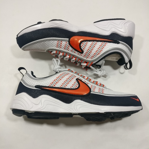 Nike Air Zoom Spiridon White Orange Black Shoes - Picture 2 of 8